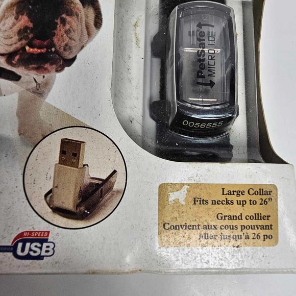 New PetSafe Pet Micro ID Rescue Collar Large Dog Fits 26" Necks  This is great i - Picture 2 of 8